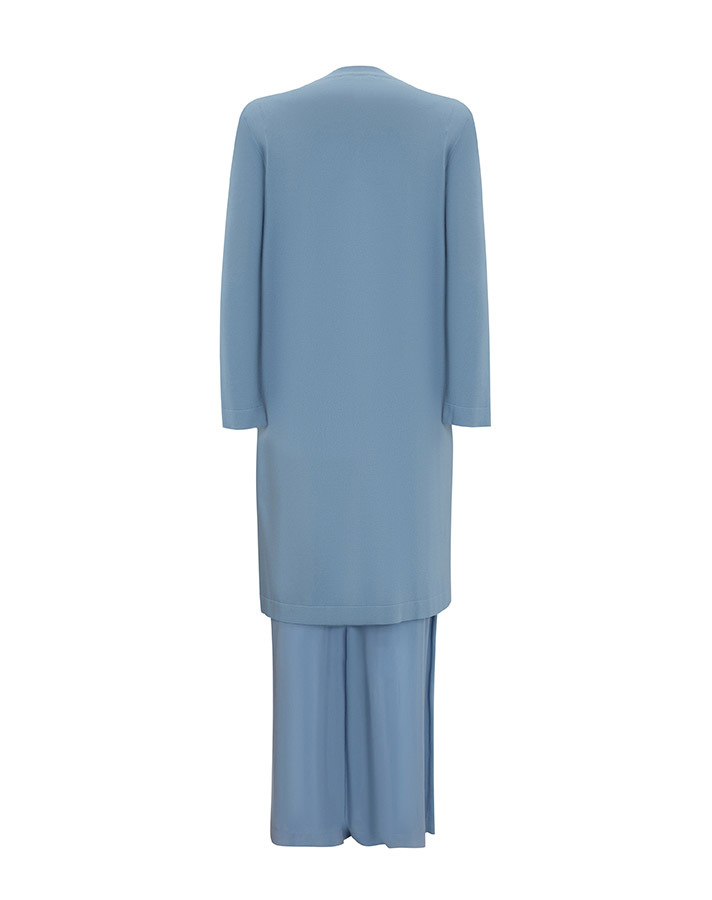 T25Y-7006 Gathered Waist Wide Leg Cupro - 7