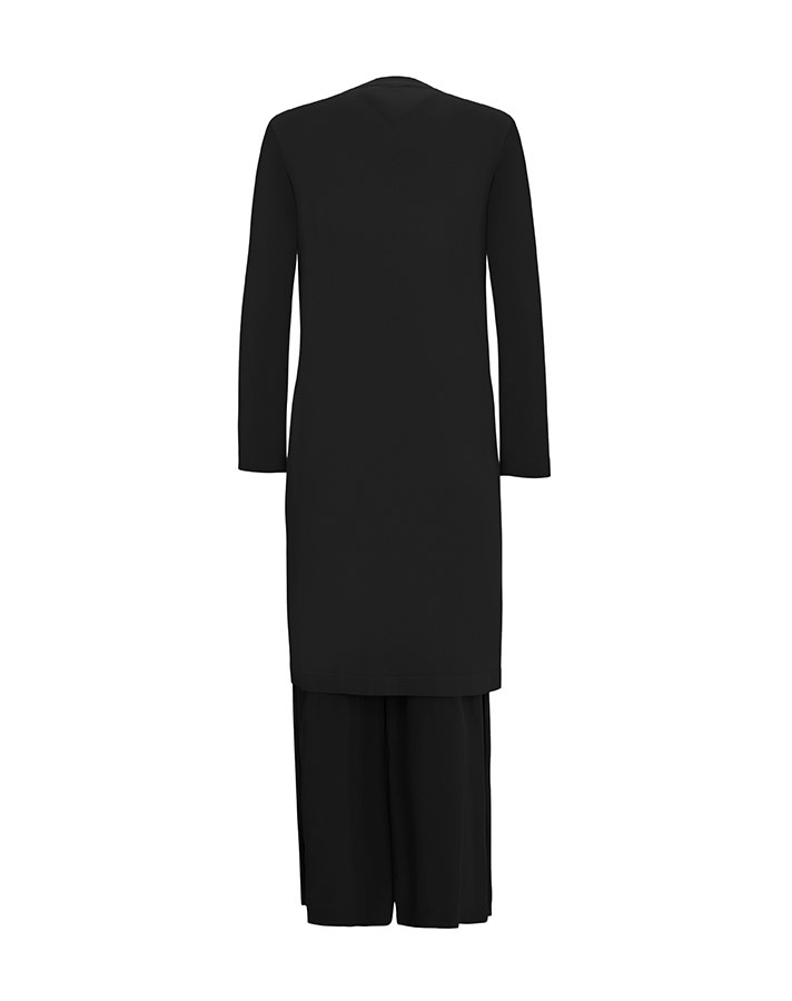 T25Y-7006 Gathered Waist Wide Leg Cupro - 13