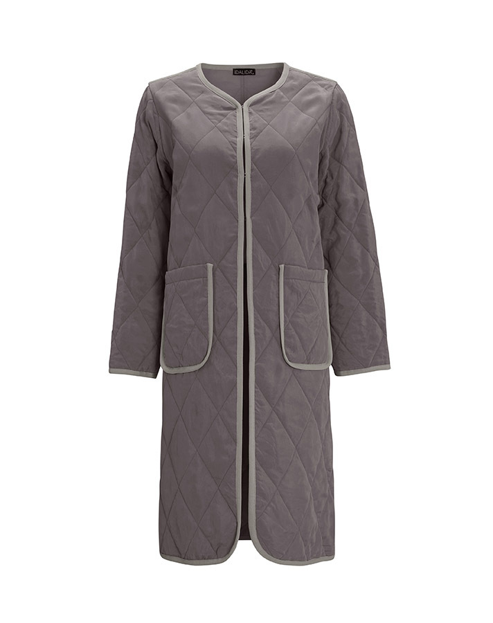 T25Y-8003 Quilted Solid Color Jacket - 5
