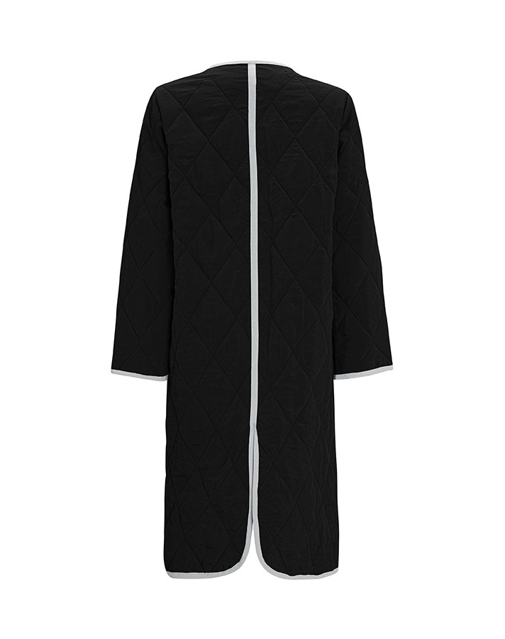 T25Y-8003 Quilted Solid Color Jacket - 8