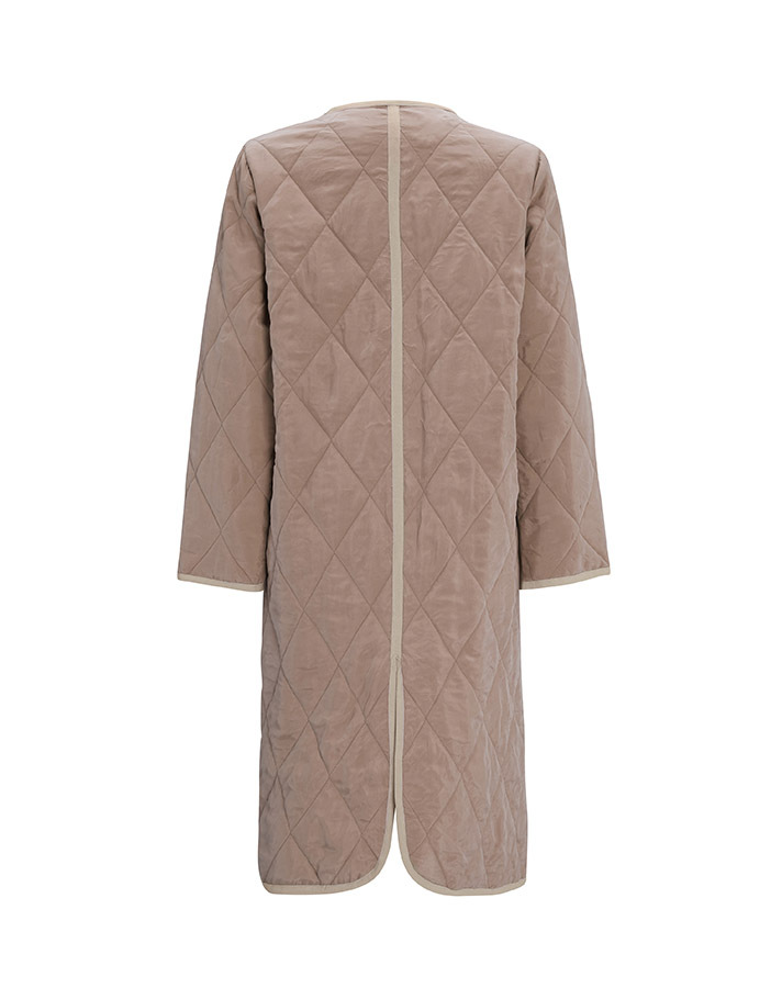 T25Y-8003 Quilted Solid Color Jacket - 12