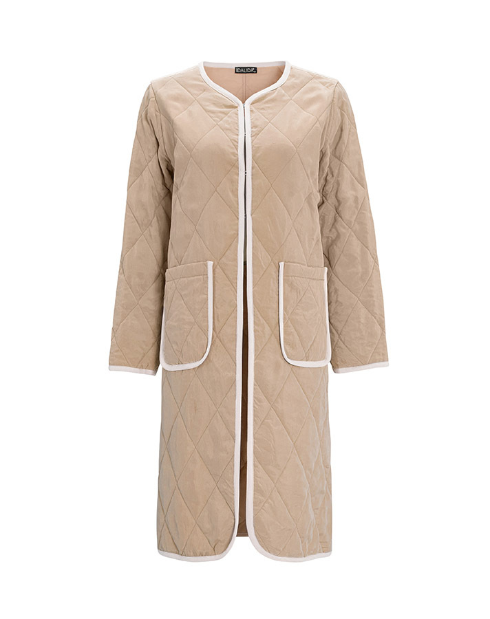 T25Y-8003 Quilted Solid Color Jacket - 13