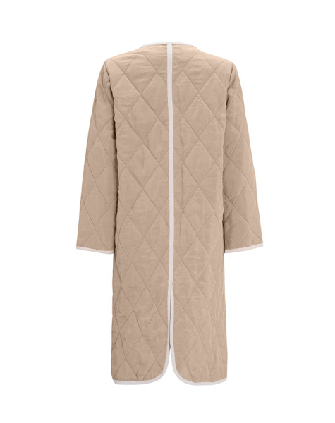 T25Y-8003 Quilted Solid Color Jacket - 14