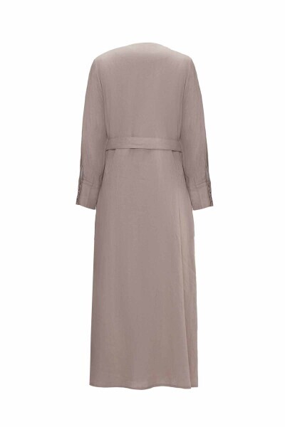 Beli Kemerli Vizon Ceket - Miss Dalida (1)