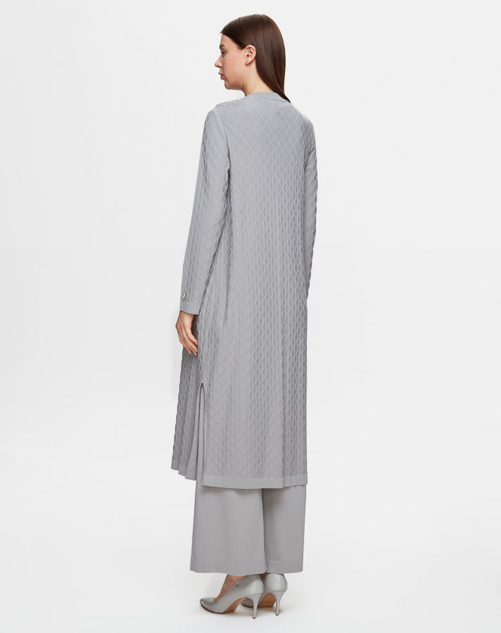 T25Y-9002 Bakvala Textured Knitwear Cardigan - 3