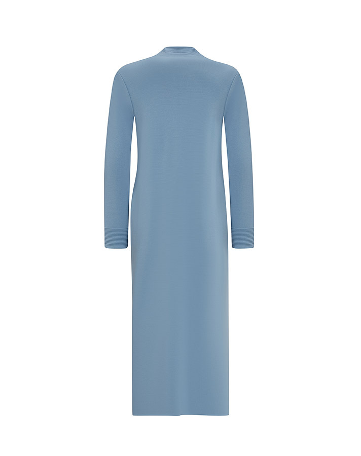  T25Y-9003 V-Neck Long Cardigan with Holding Detail - 6