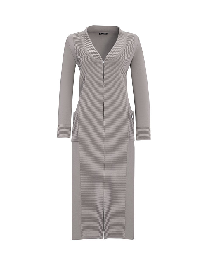  T25Y-9003 V-Neck Long Cardigan with Holding Detail - 11