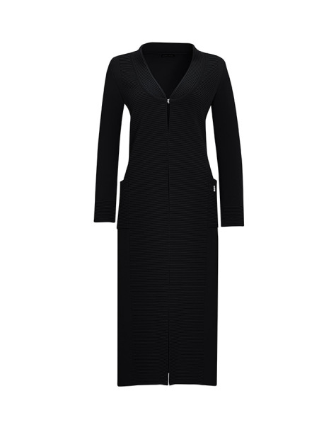  T25Y-9003 V-Neck Long Cardigan with Holding Detail - 13