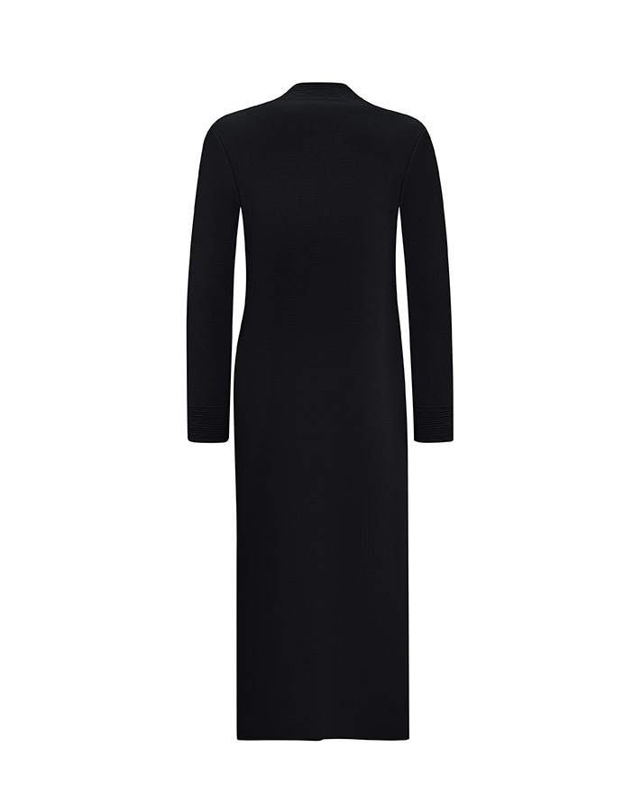  T25Y-9003 V-Neck Long Cardigan with Holding Detail - 14