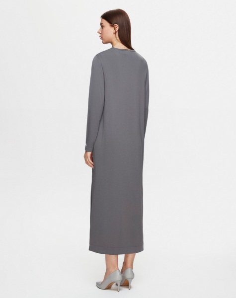 T25Y-9007 Self-Perforated Long Knitwear Cardigan - 3