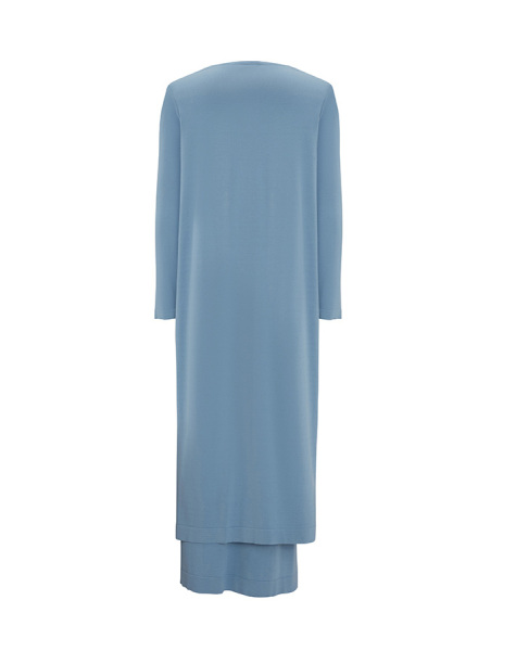 T25Y-9007 Self-Perforated Long Knitwear Cardigan - 9