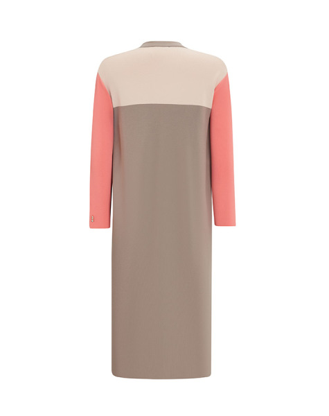 T25Y-9009 Zippered Three Color Long Cardigan - 7