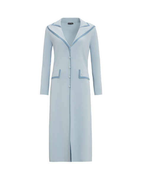 T25Y-9018 Collar Detailed Buttoned Stylish Cardigan - 8