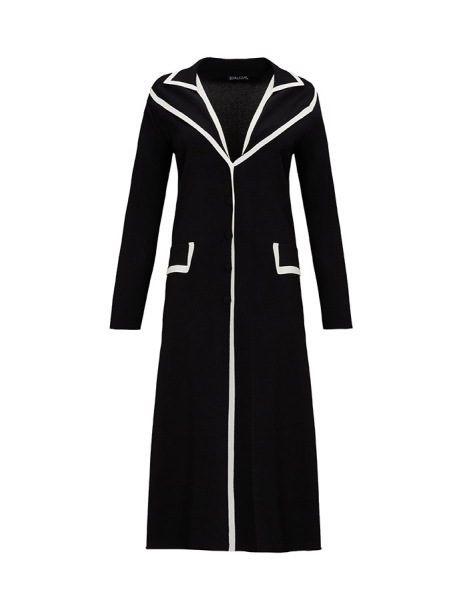 T25Y-9018 Collar Detailed Buttoned Stylish Cardigan - 10