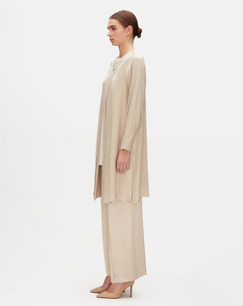 Taş Detaylı Pantolon - 4