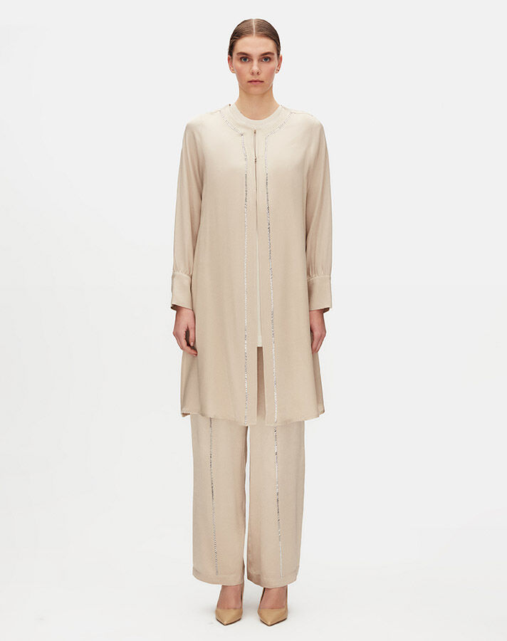 Taş Detaylı Pantolon - 6