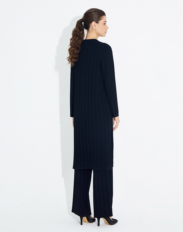Thick Ribbed Knitwear Trousers - 11