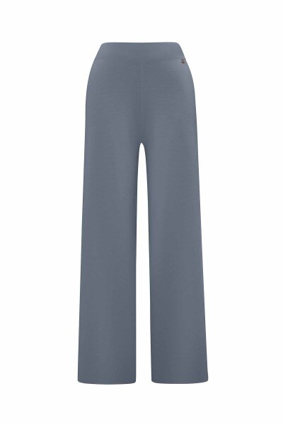 Wide Leg Grey Knit Pants 